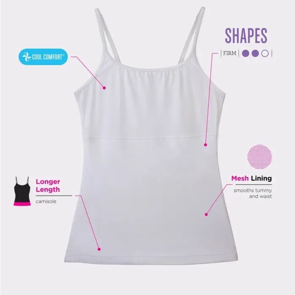 ✨ NWT Shaping Camisole in White
